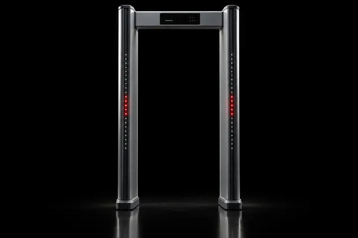 Arco detector de metales en el simulador